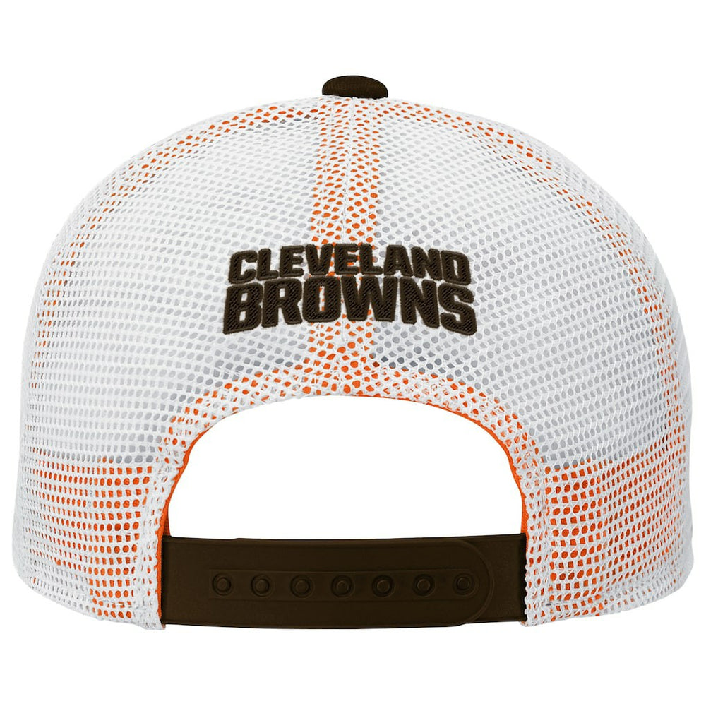 Cleveland Browns Outerstuff Preschool Core Lockup Trucker Adjustable hat Brown