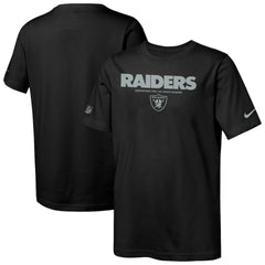 Las Vegas Raiders Youth Sideline Team Issue T-Shirt Black