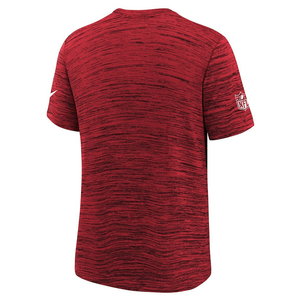 Kansas City Chiefs Youth Sideline Velocity Performance T-Shirt Red