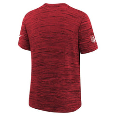 Kansas City Chiefs Youth Sideline Velocity Performance T-Shirt Red