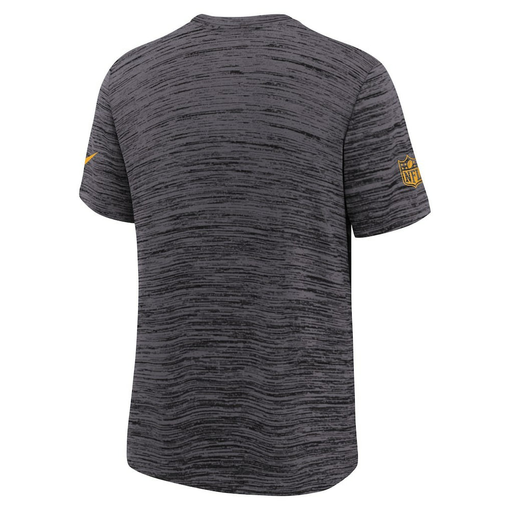 Pittsburgh Steelers Youth Sideline Velocity Performance T-Shirt Black
