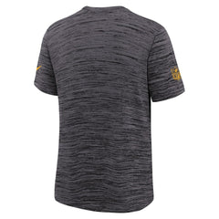Pittsburgh Steelers Youth Sideline Velocity Performance T-Shirt Black