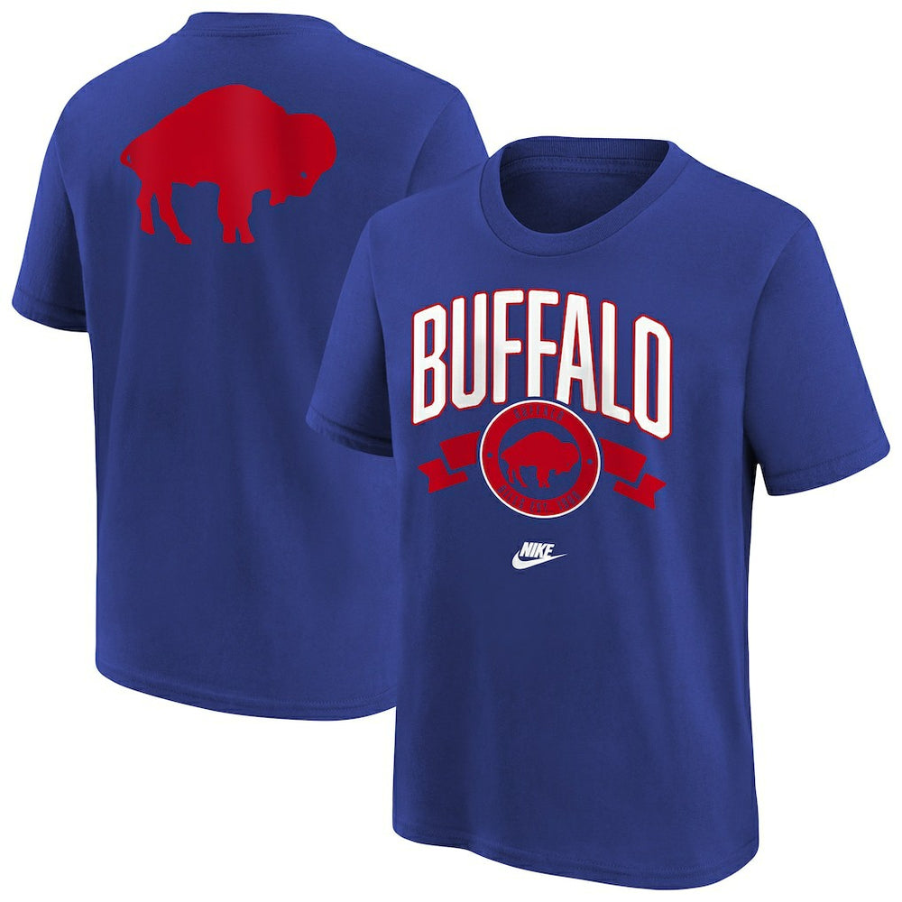 Buffalo Bills Youth Rewind Front & Back Essential T-Shirt Royal