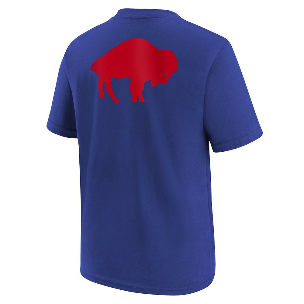 Buffalo Bills Youth Rewind Front & Back Essential T-Shirt Royal