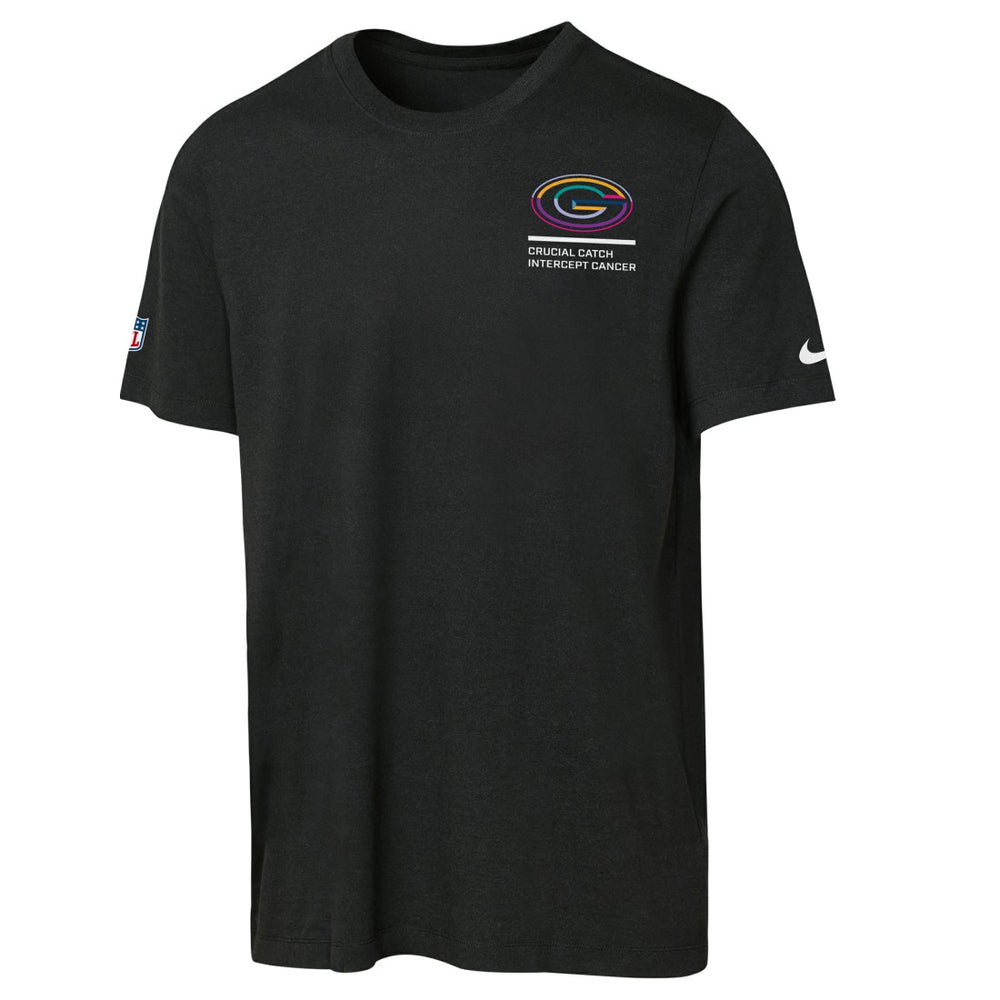 Green Bay Packers Youth 2025 NFL Crucial Catch Tri-Blend Dri-FIT T-Shirt Black