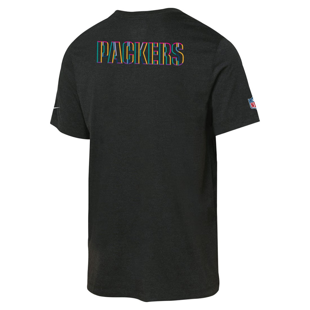 Green Bay Packers Youth 2025 NFL Crucial Catch Tri-Blend Dri-FIT T-Shirt Black