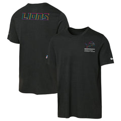 Detroit Lions Youth 2025 NFL Crucial Catch Tri-Blend Dri-FIT T-Shirt Black