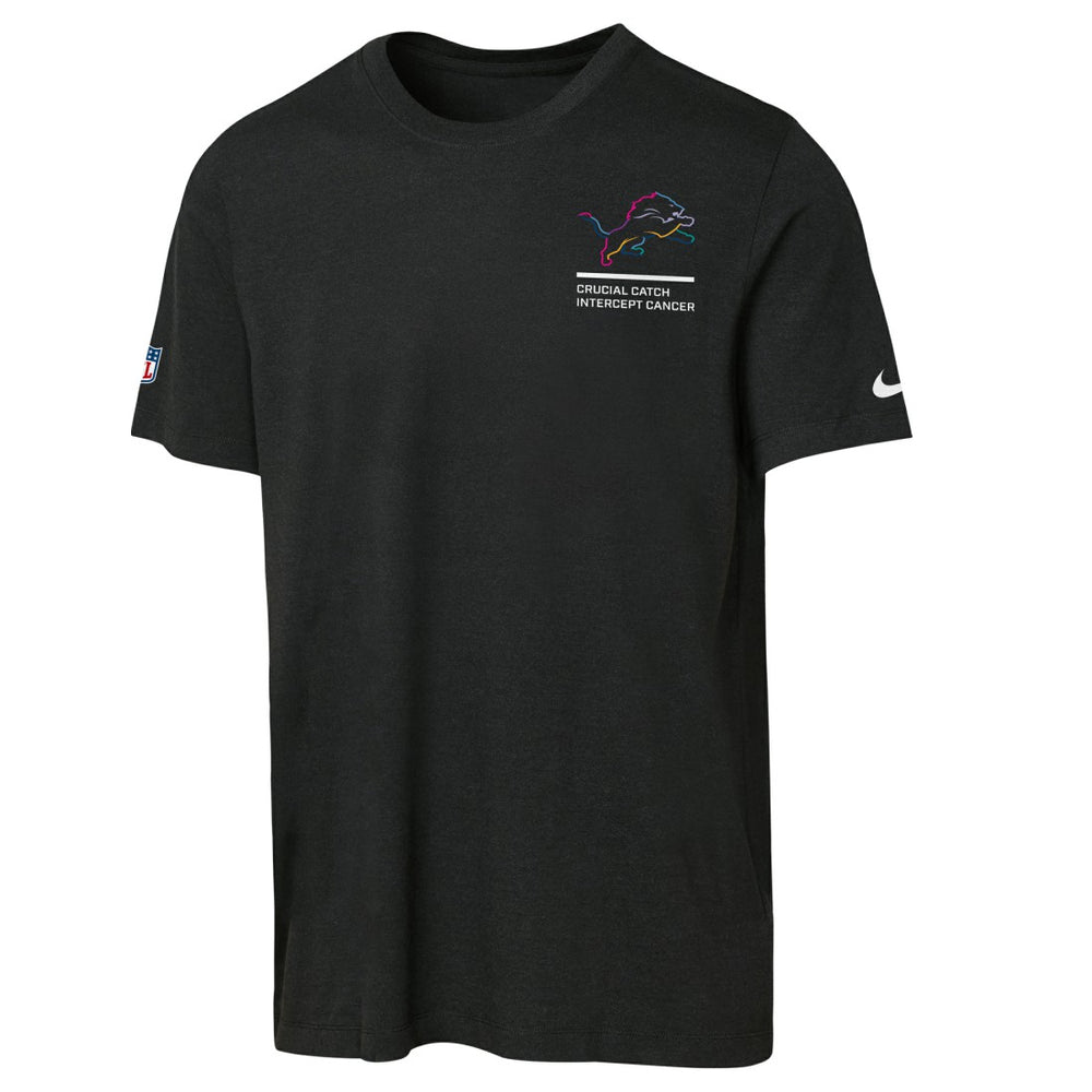 Detroit Lions Youth 2025 NFL Crucial Catch Tri-Blend Dri-FIT T-Shirt Black