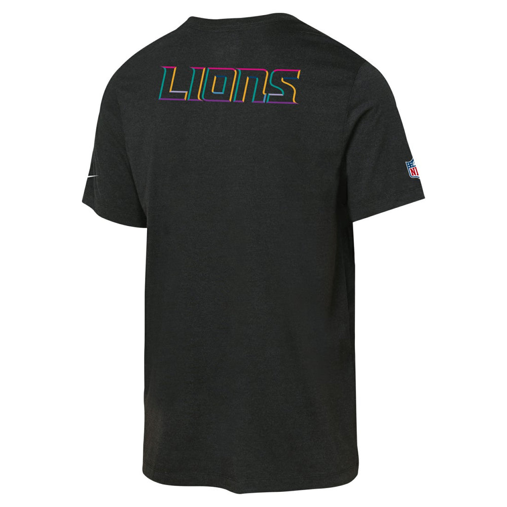 Detroit Lions Youth 2025 NFL Crucial Catch Tri-Blend Dri-FIT T-Shirt Black