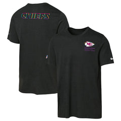 Kansas City Chiefs Youth 2025 NFL Crucial Catch Tri-Blend Dri-FIT T-Shirt Black
