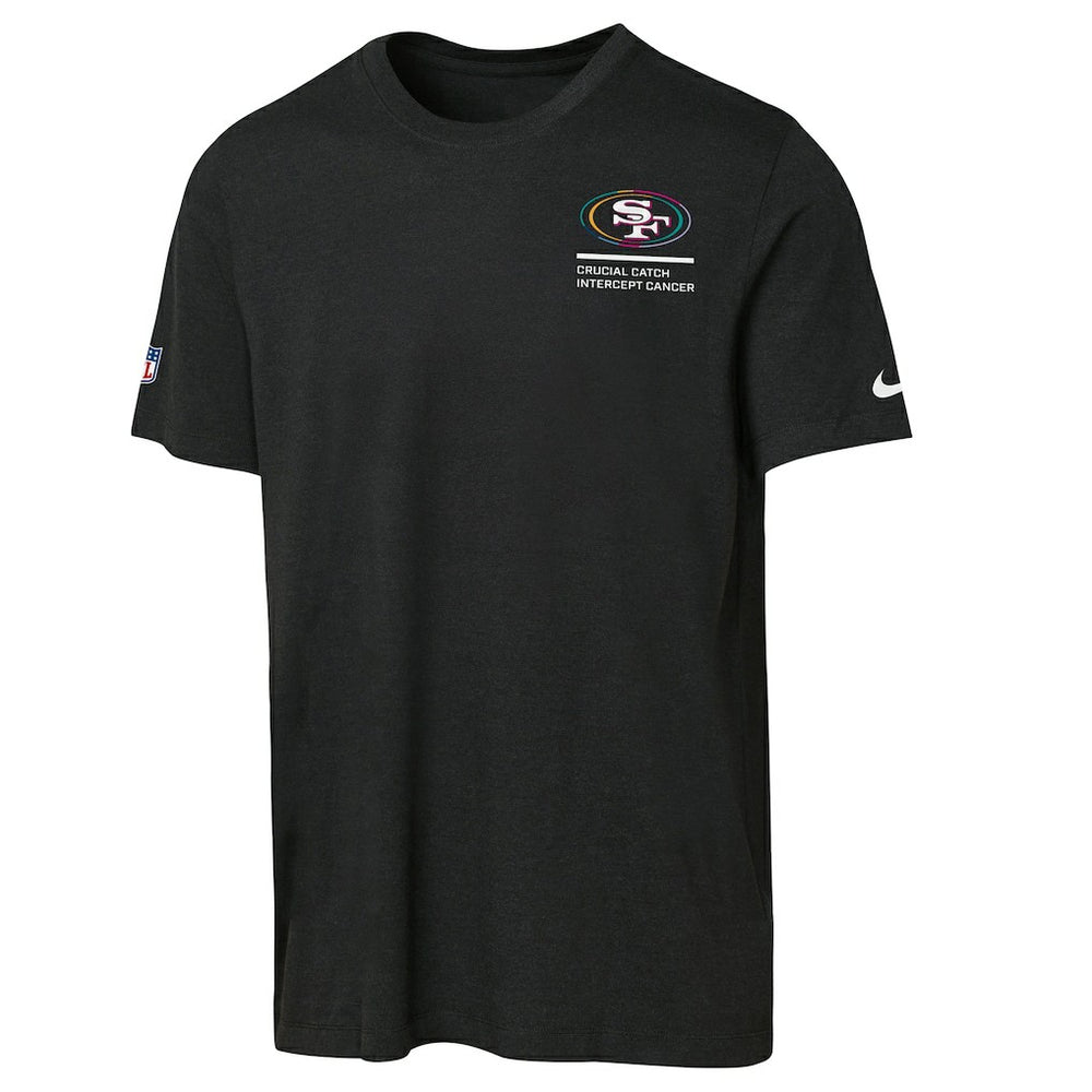 San Francisco 49ers Youth 2025 NFL Crucial Catch Tri-Blend Dri-FIT T-Shirt Black