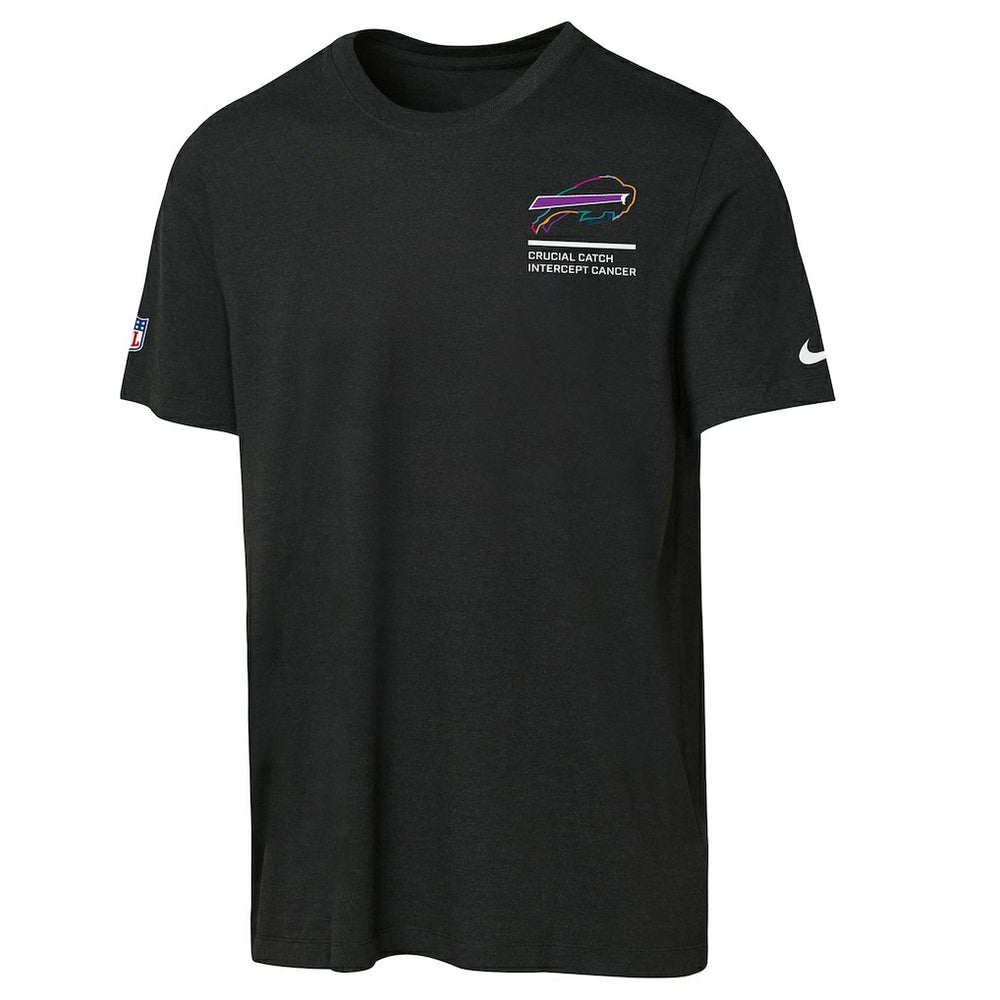 Buffalo Bills Youth 2025 NFL Crucial Catch Tri-Blend Dri-FIT T-Shirt Black