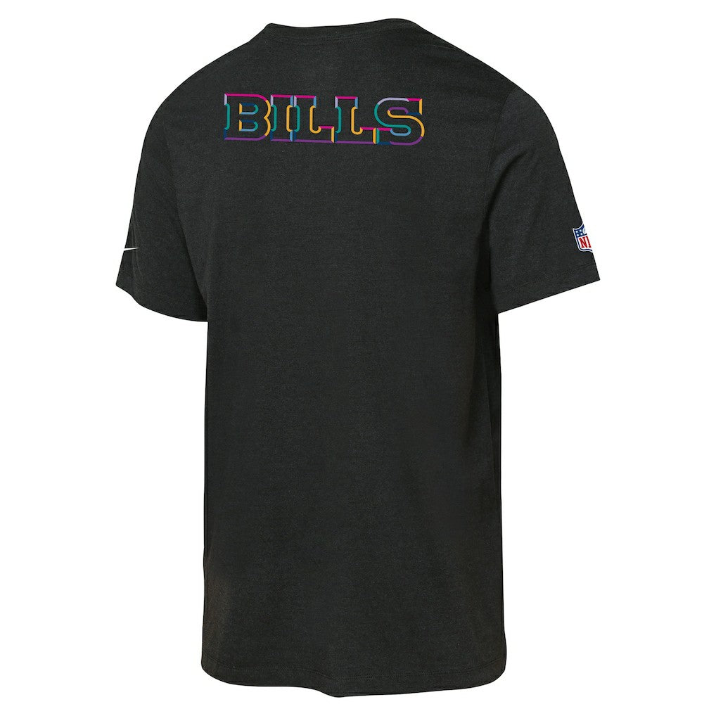 Buffalo Bills Youth 2025 NFL Crucial Catch Tri-Blend Dri-FIT T-Shirt Black