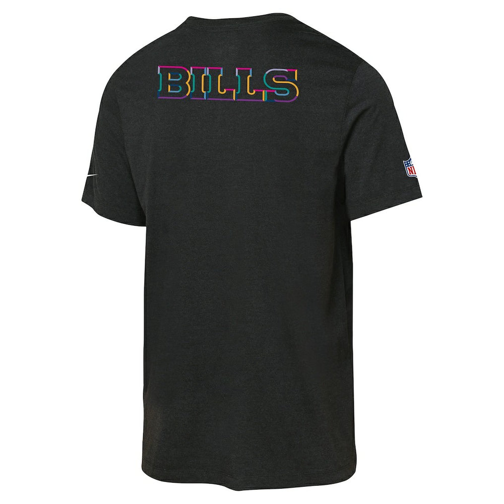 Buffalo Bills Youth 2025 NFL Crucial Catch Tri-Blend Dri-FIT T-Shirt Black