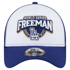 Freddie Freeman Los Angeles Dodgers New Era 2024 World Series MVP 9FORTY Adjustable Hat - White Hats