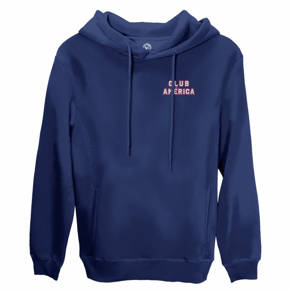 Club America 1863FC Wordmark Fleece Pullover Hoodie Navy sale