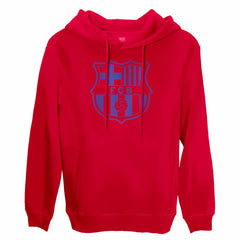 Barcelona 1863FC Mono Badge Fleece Pullover Hoodie Red sale