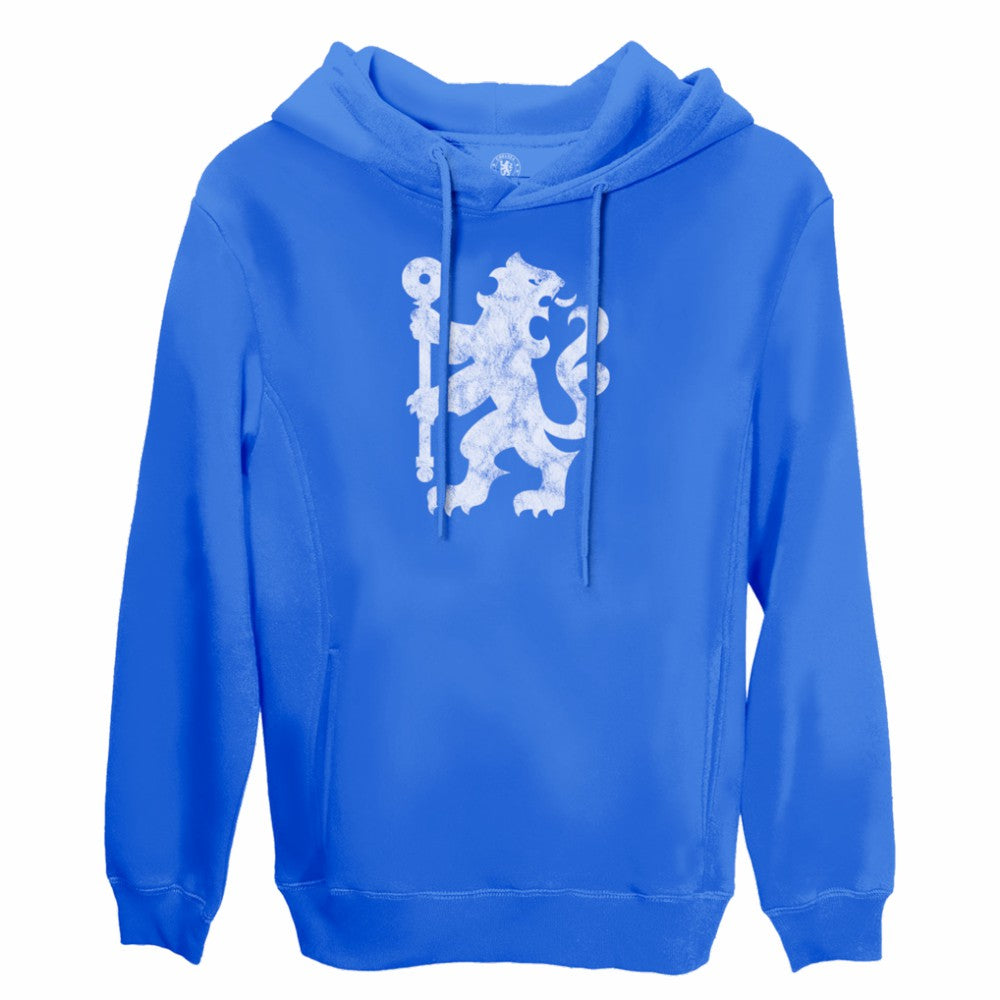 Chelsea 1863FC Lion Glyph Fleece Pullover Hoodie Blue
