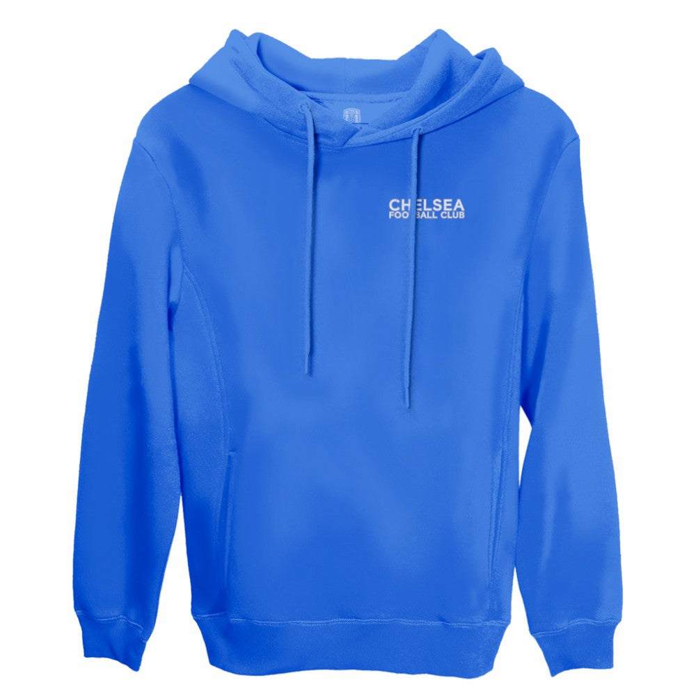Chelsea 1863FC Wordmark Fleece Pullover Hoodie Blue