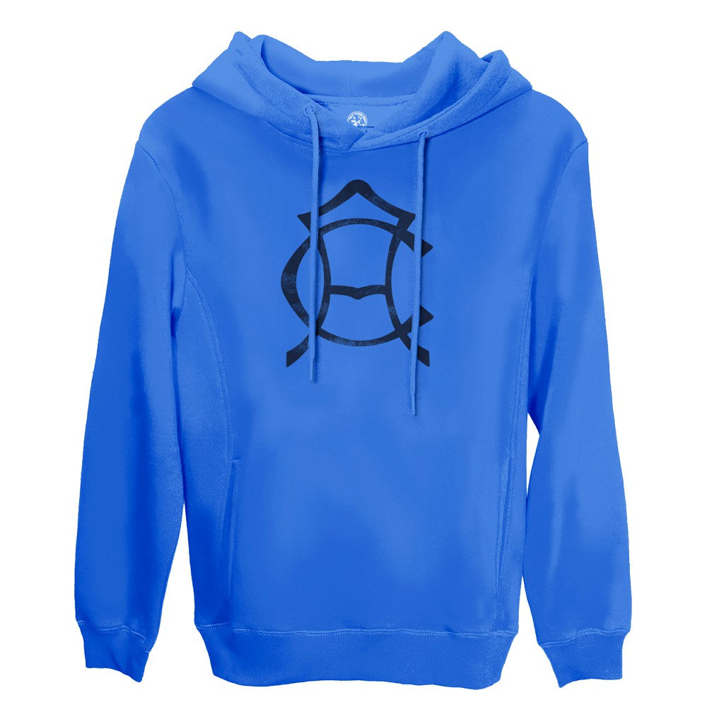 Club America 1863FC Retro Badge Pullover Hoodie Blue sale