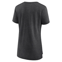 Jacksonville Jaguars Women's Vintage Arch Tri-Blend T-Shirt Charcoal