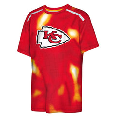 Kansas City Chiefs Outerstuff Youth End Zone Dri-Tek T-Shirt Red
