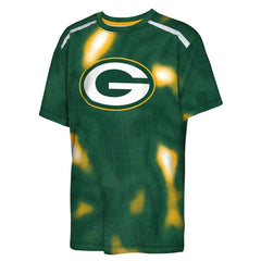 Green Bay Packers Outerstuff Youth End Zone Dri-Tek T-Shirt Green