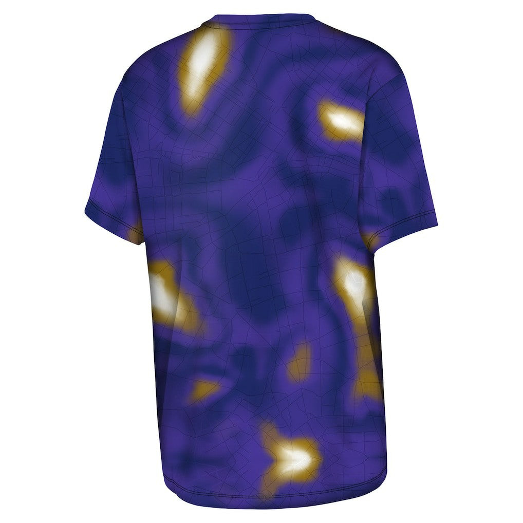 Baltimore Ravens Outerstuff Youth End Zone Dri-Tek T-Shirt Purple