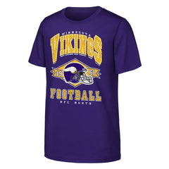 Minnesota Vikings Outerstuff Youth Kick Off T-Shirt Purple