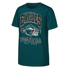Philadelphia Eagles Outerstuff Youth Kick Off T-Shirt Midnight Green