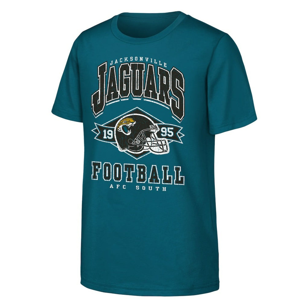 Jacksonville Jaguars Outerstuff Youth Kick Off T-Shirt Teal