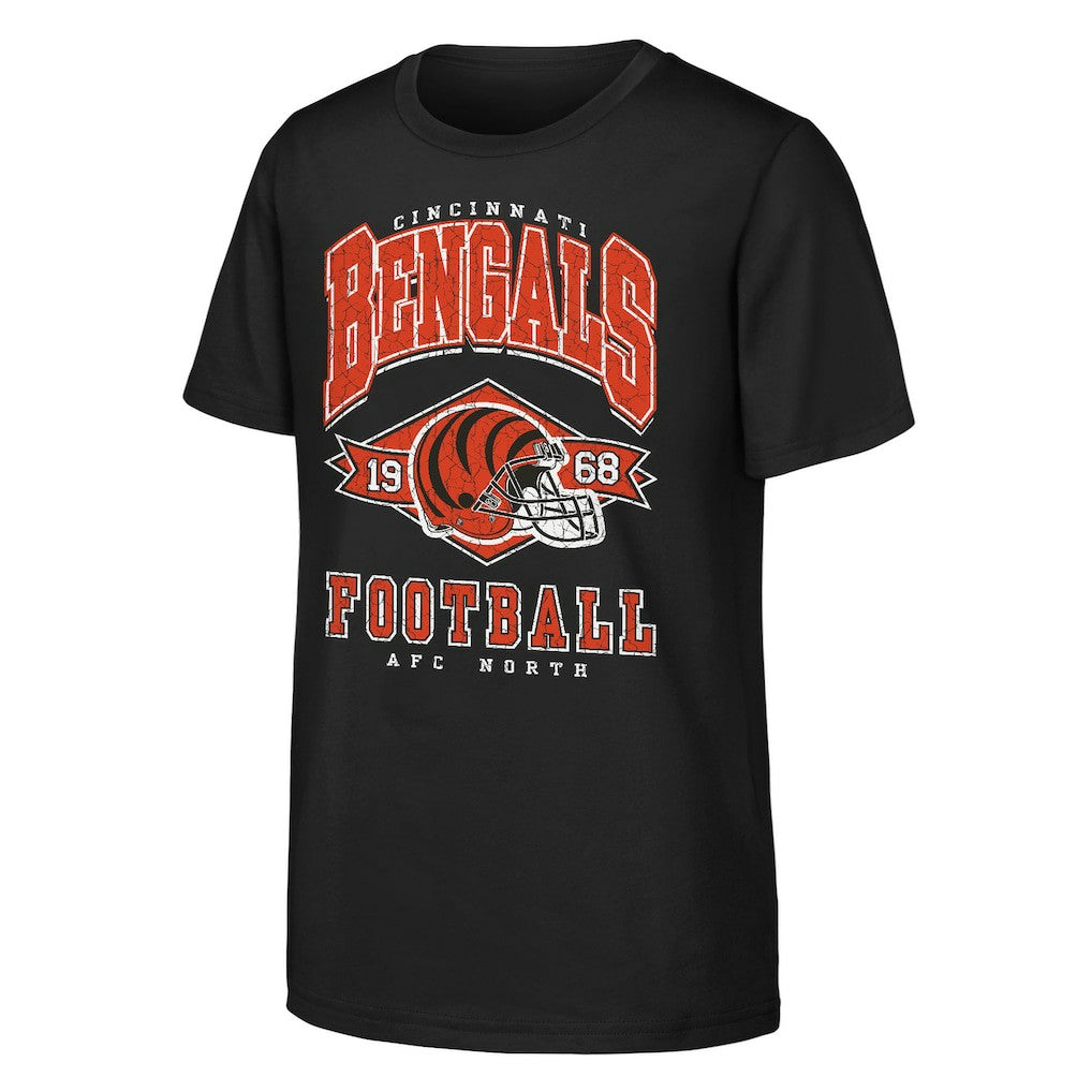 Cincinnati Bengals Outerstuff Youth Kick Off T-Shirt Black