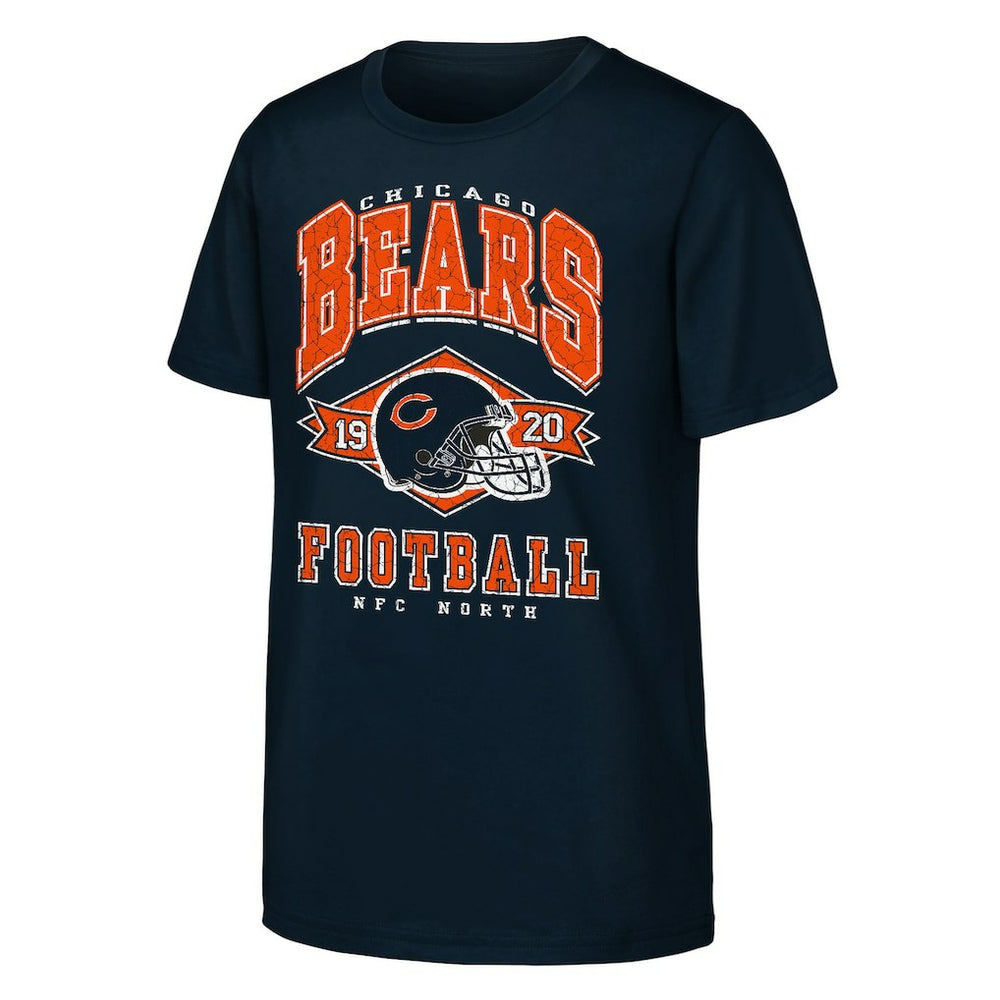 Chicago Bears Outerstuff Youth Kick Off T-Shirt Navy
