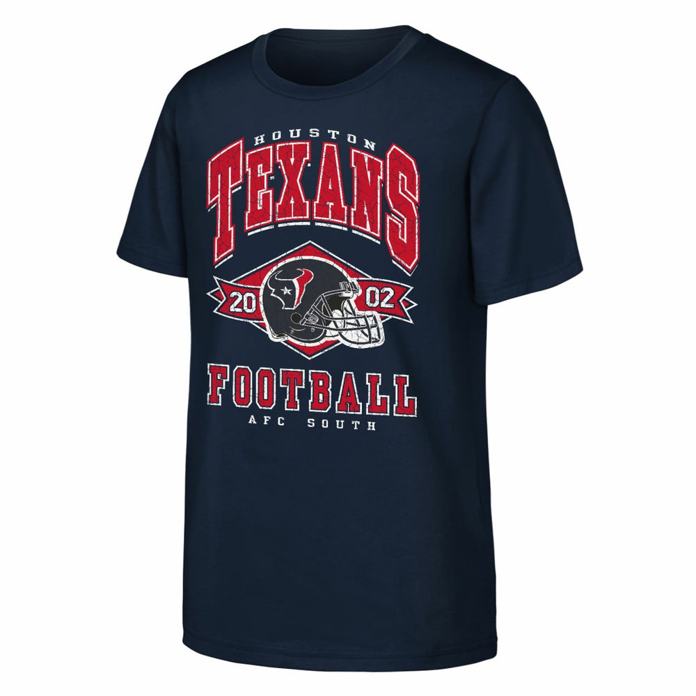 Houston Texans Outerstuff Youth Kick Off T-Shirt Navy