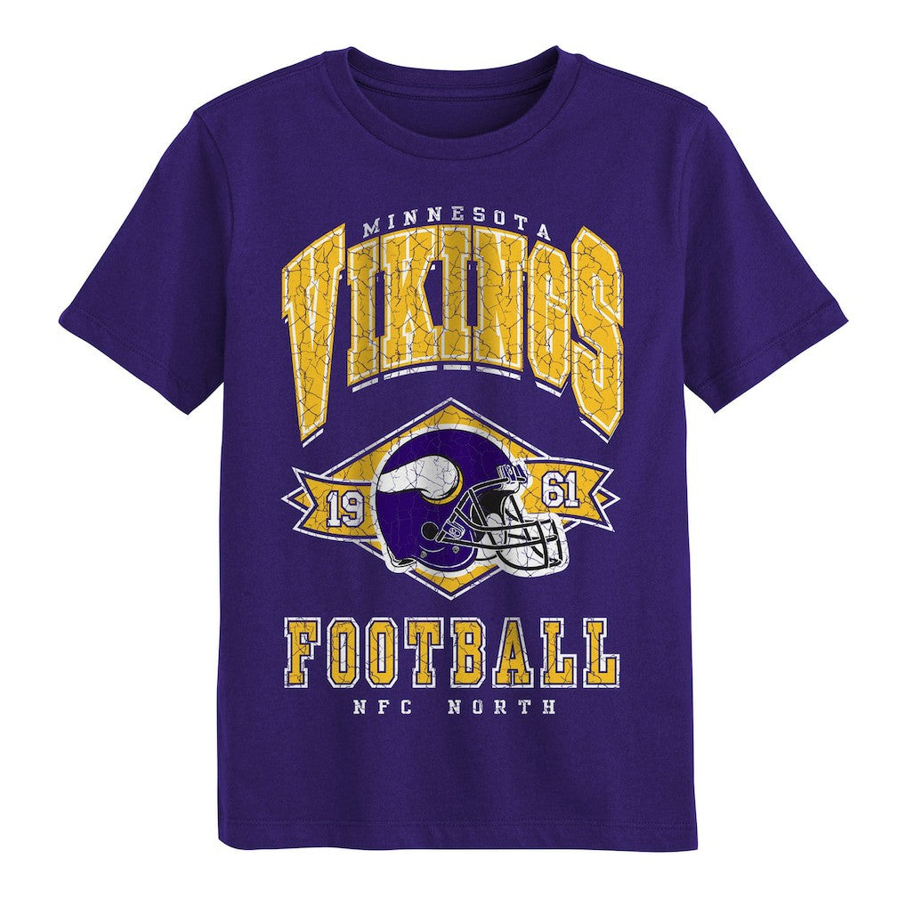 Minnesota Vikings Outerstuff Preschool Kick Off T-Shirt Purple
