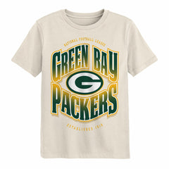 Green Bay Packers Outerstuff Youth Huddle T-Shirt Cream