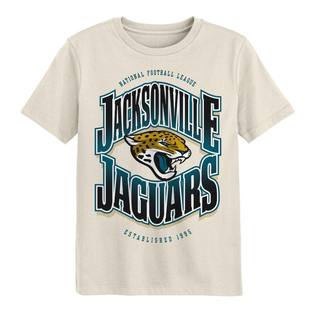 Jacksonville Jaguars Outerstuff Youth Huddle T-Shirt Cream
