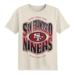 San Francisco 49ers Outerstuff Youth Huddle T-Shirt Cream