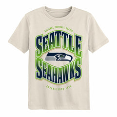 Seattle Seahawks Outerstuff Youth Huddle T-Shirt Cream