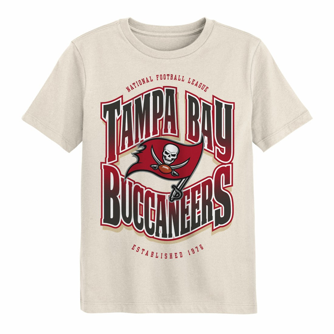 Tampa Bay Buccaneers Outerstuff Youth Huddle T-Shirt Cream