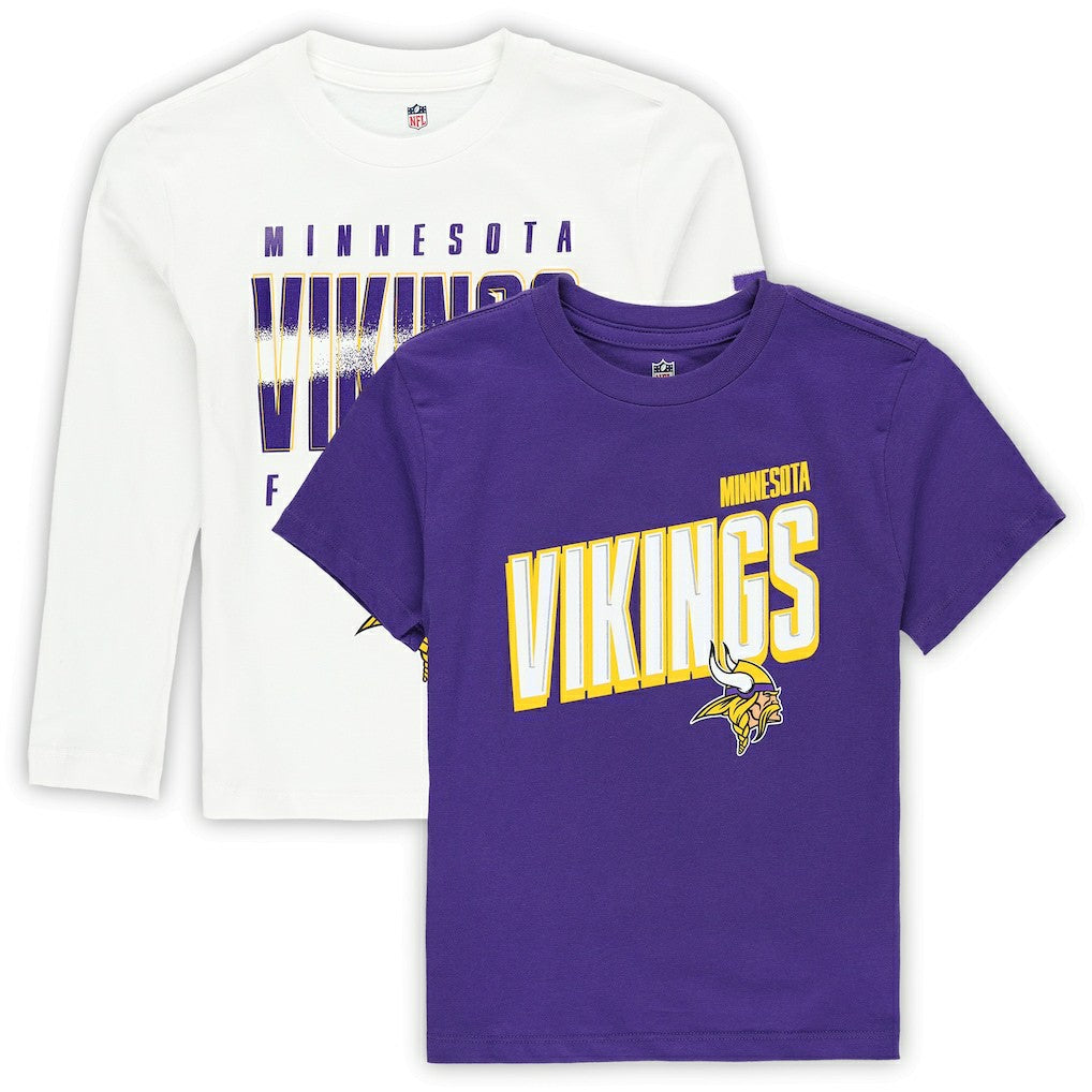 Minnesota Vikings Outerstuff Preschool The Mix Combo T-Shirt Set