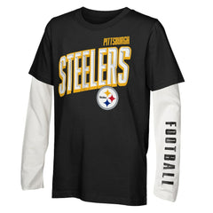 Pittsburgh Steelers Outerstuff Preschool The Mix Combo T-Shirt Set