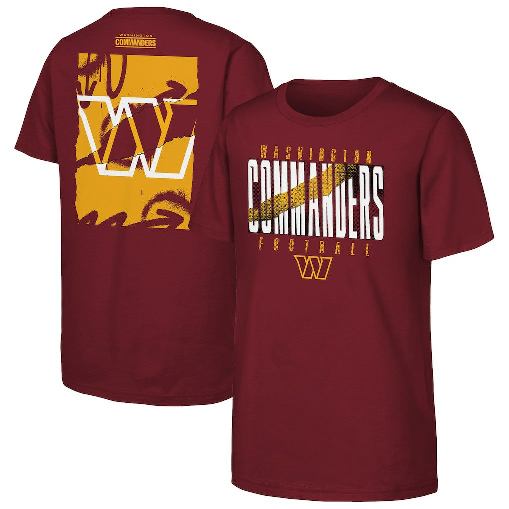 Washington Commanders Outerstuff Youth Posterize T-Shirt Burgundy