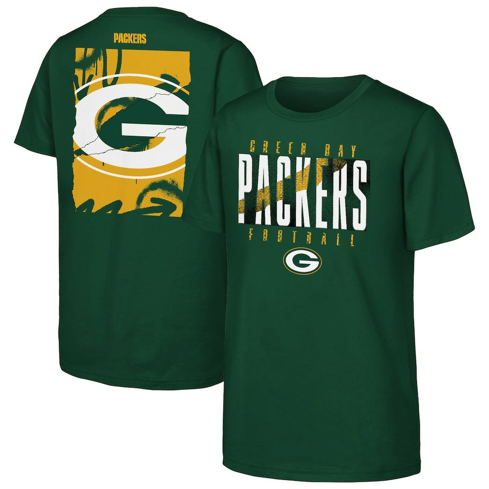 Green Bay Packers Outerstuff Youth Posterize T-Shirt Green