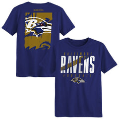 Baltimore Ravens Outerstuff Preschool Posterize T-Shirt Purple