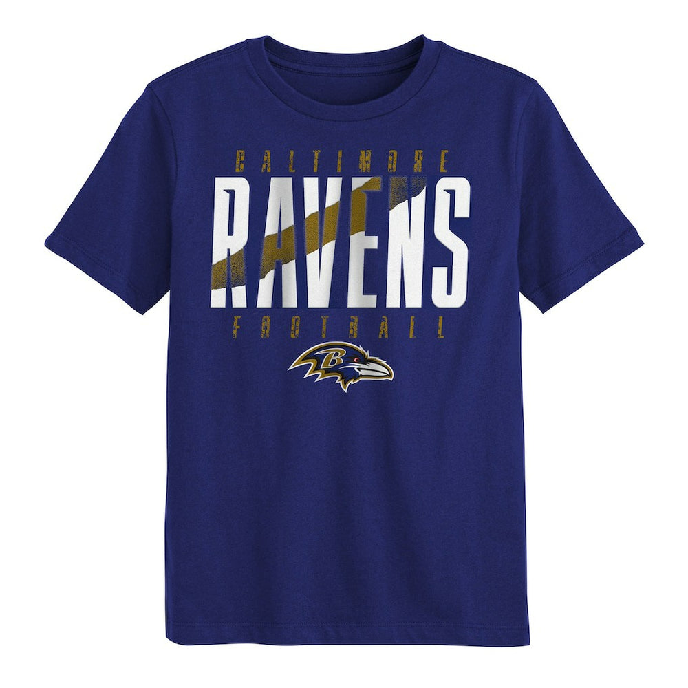 Baltimore Ravens Outerstuff Preschool Posterize T-Shirt Purple