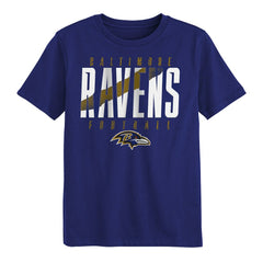 Baltimore Ravens Outerstuff Preschool Posterize T-Shirt Purple