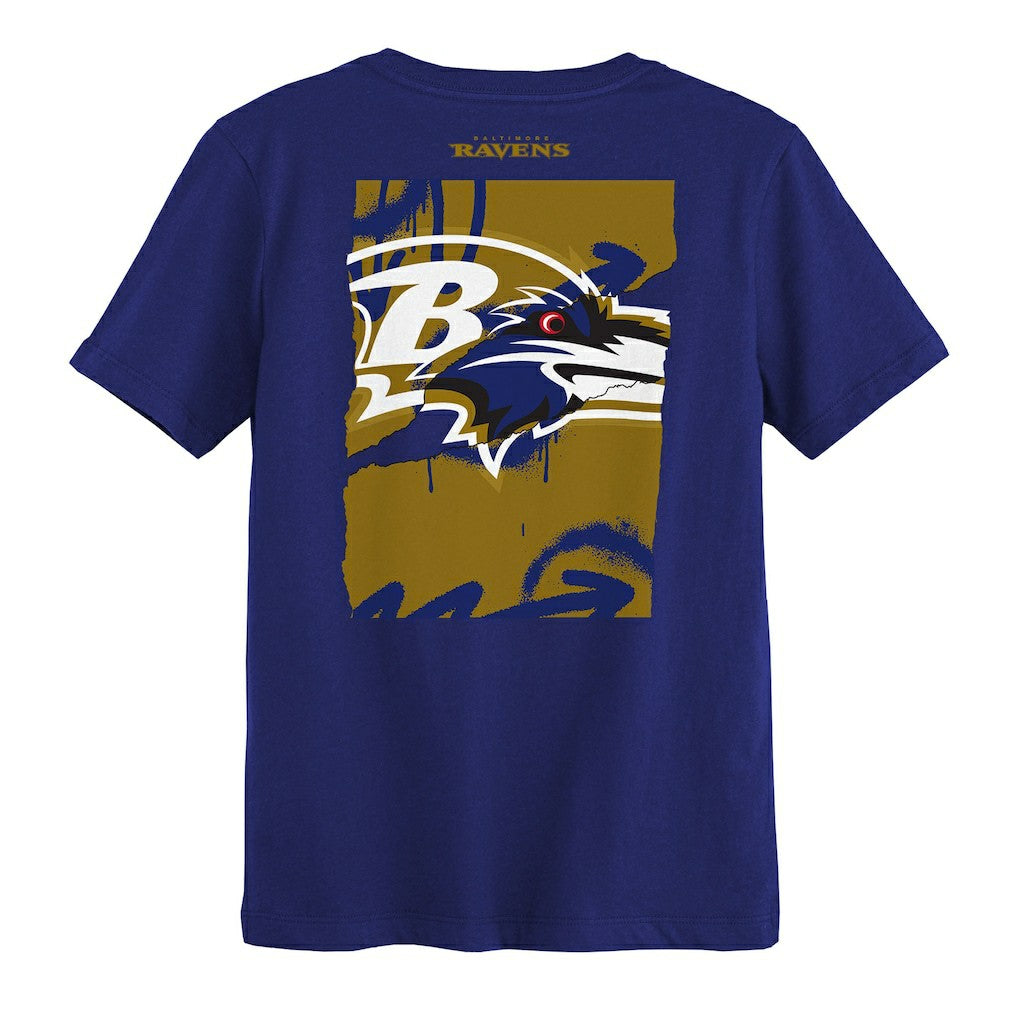 Baltimore Ravens Outerstuff Preschool Posterize T-Shirt Purple