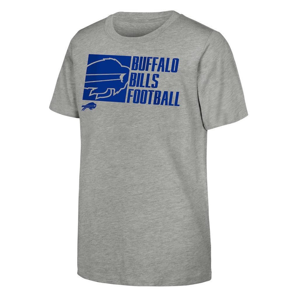 Buffalo Bills Outerstuff Youth Post Game T-Shirt Heather Gray