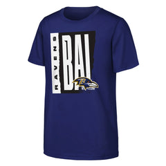 Baltimore Ravens Outerstuff Youth Tear It Up T-Shirt Purple